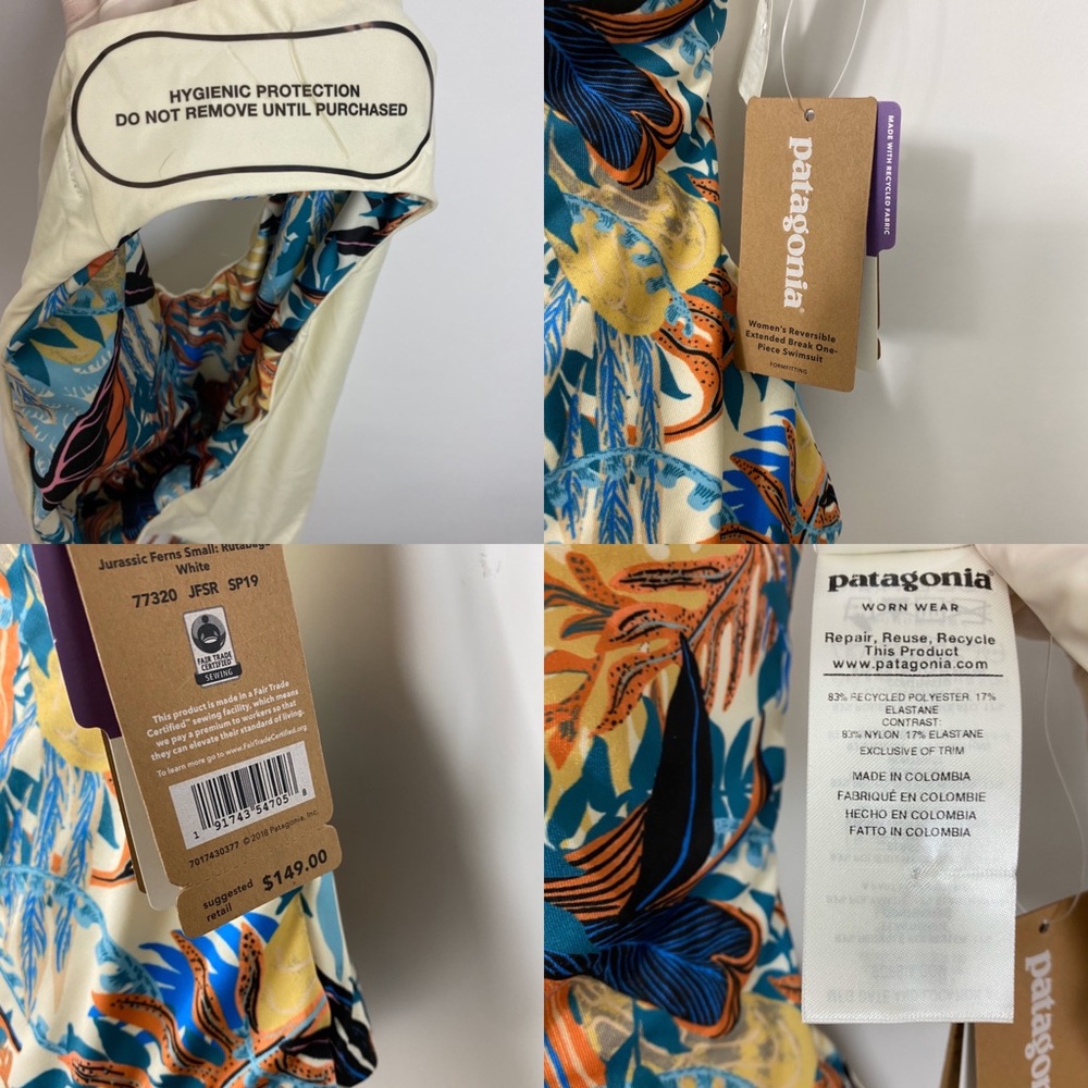 Patagonia Reversible One-Piece Tropical Swimsuit - Picture 7 of 8